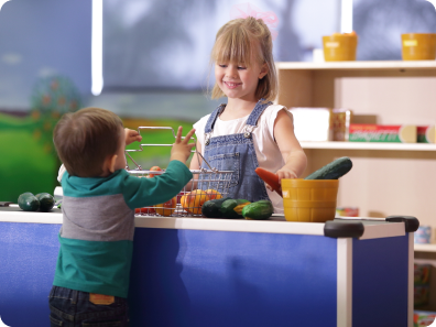 image of 2 kids playing in Toddler Town